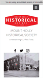 Mobile Screenshot of mounthollynchistoricalsociety.org